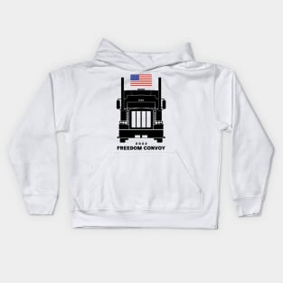 USA Freedom Convoy 2022 Kids Hoodie